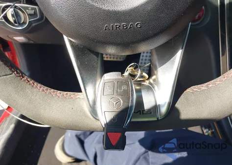 2016 Mercedes-Benz C 450 Amg 4Matic z USA, uszkodzony, nr VIN 55SWF6EB3GU077980